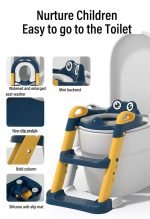 Baby Potty Seat with Ladder (Frog) - Image 5
