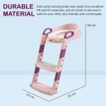 Baby Potty Seat with Ladder- PINK - Image 8