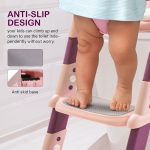 Baby Potty Seat with Ladder- PINK - Image 2
