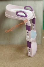 Baby Potty Seat with Ladder- PINK - Image 5
