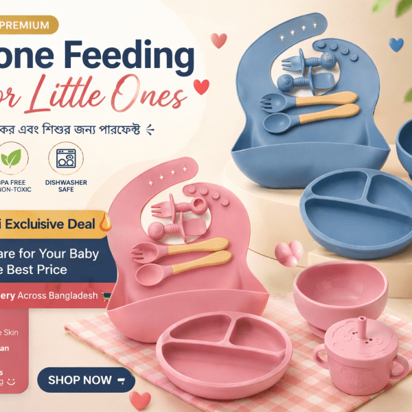 Signature Kids Feeding Set – 8-Piece Premium Suction Collection